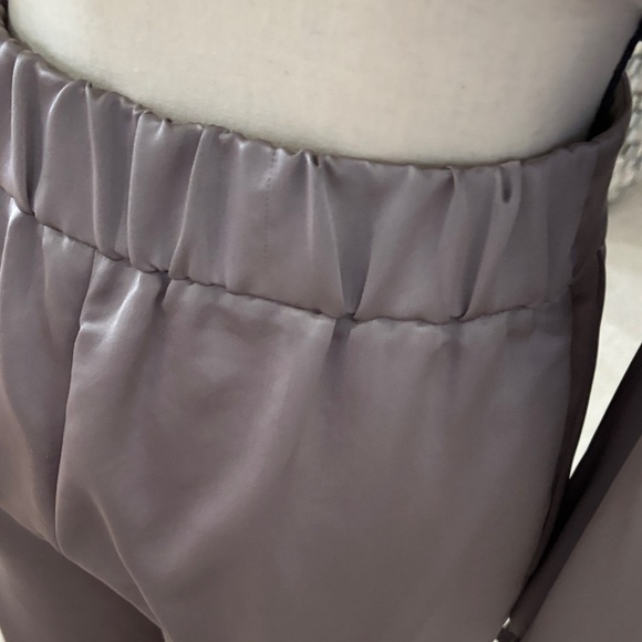 Express Satin Women's Pantsuit in Gray - Picture 14 of 16